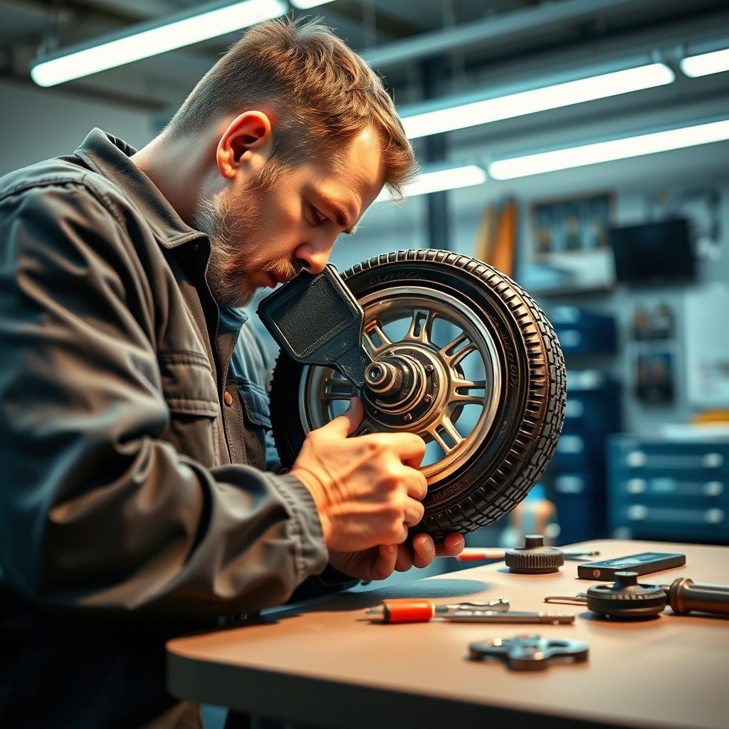 Wheel repair service