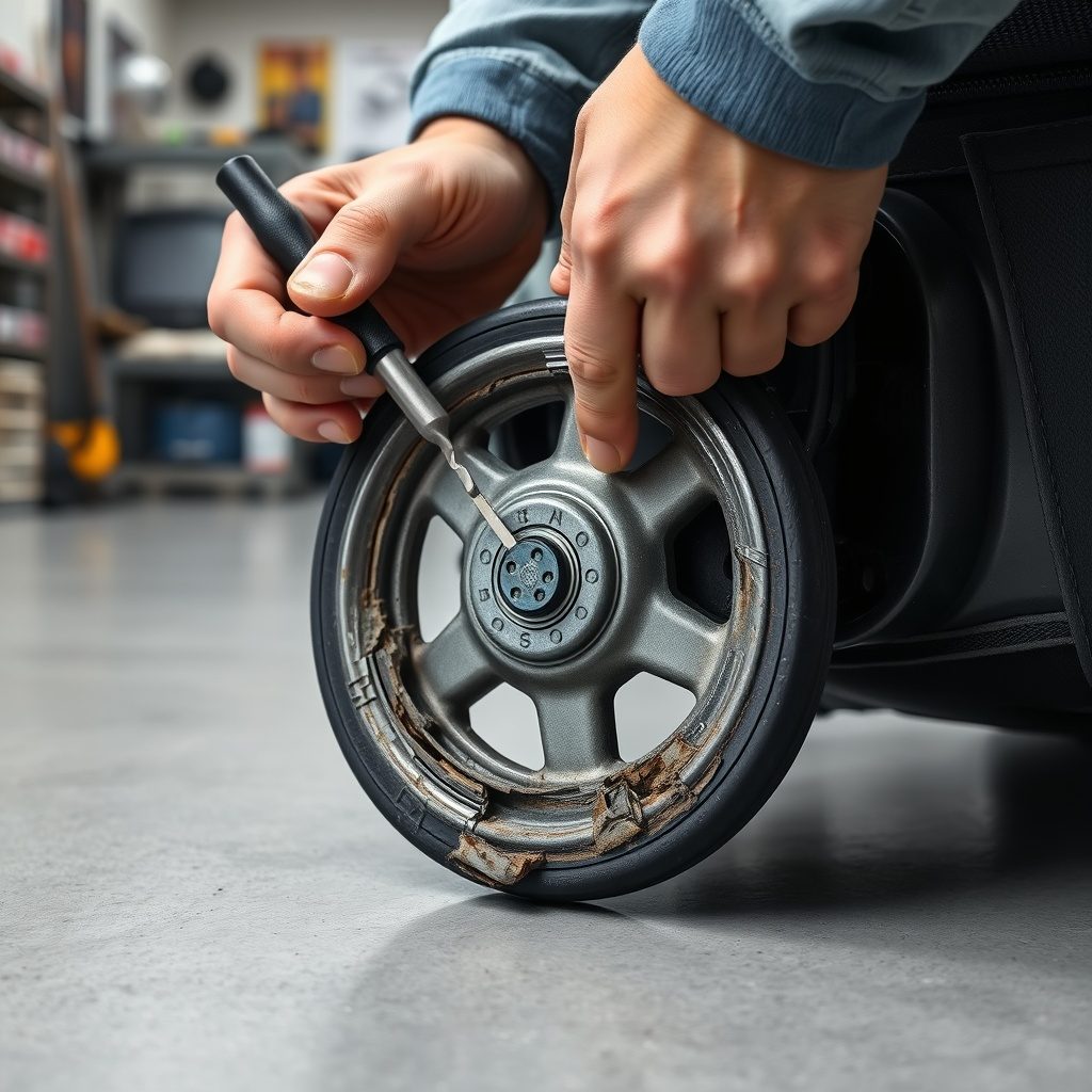 Wheel repair service